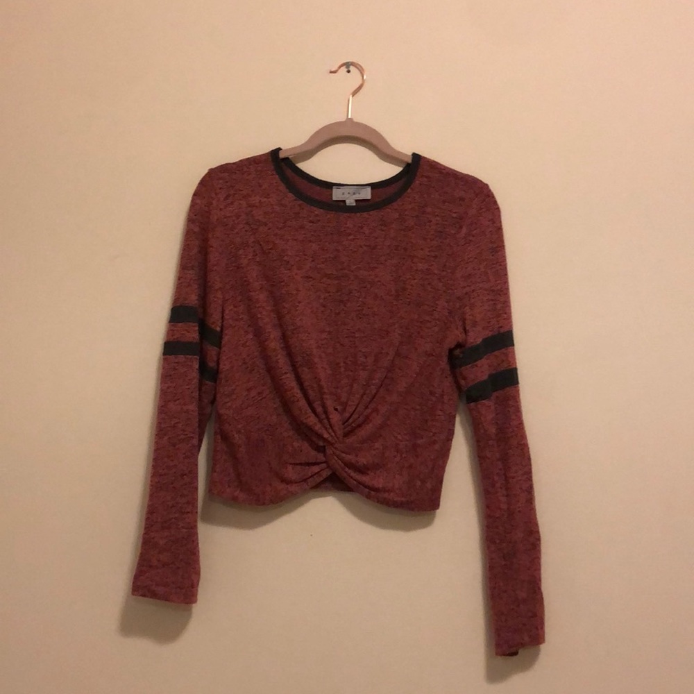 cropped long sleeve